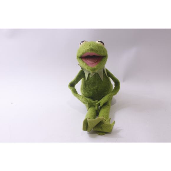 Fisher-Price, Kermit the Frog, Plush, Sesame Street, Vintage, ~ 250826-WH 518 - Picture 1 of 5